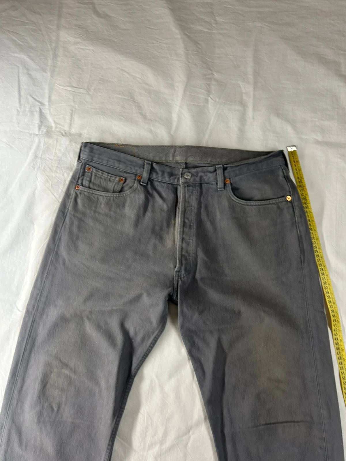 Grey straight cut Levi's lot 501 w38 l36 – photo 2